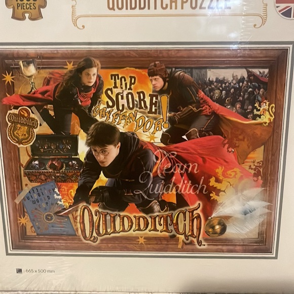 BRAND NEW SEALED HARRY POTTER QUIDDITCH 1000 PIECE PUZZLE - Picture 3 of 4